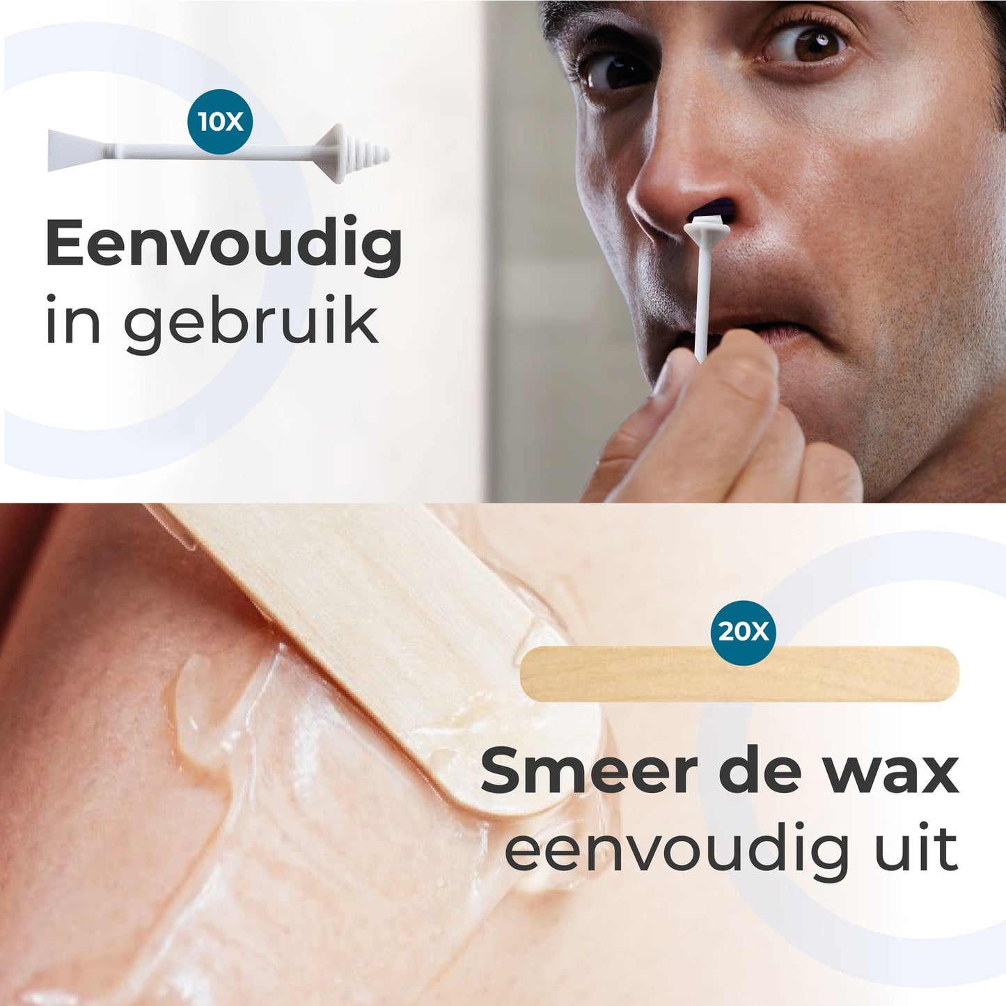 Wax voor ontharen van je huid