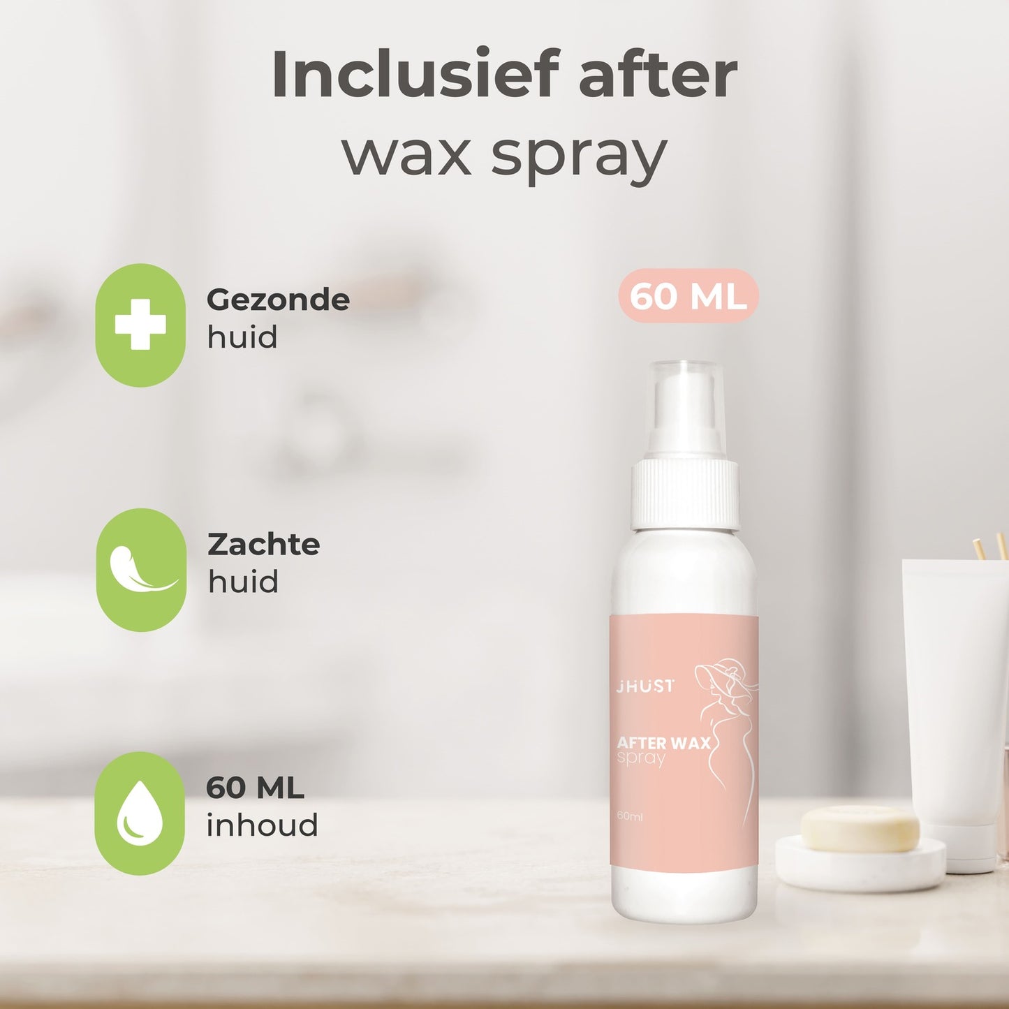 After spray bij Wax Beans Set