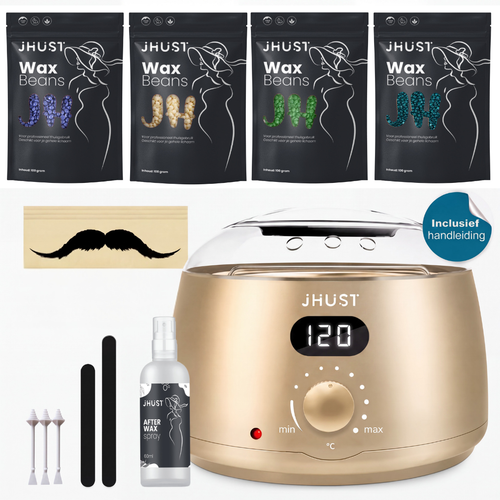 JHust® Professionele Wax Apparaat Set – Goud