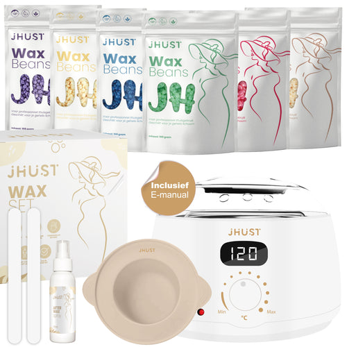 JHust Professionele Wax Apparaat SET Wit
