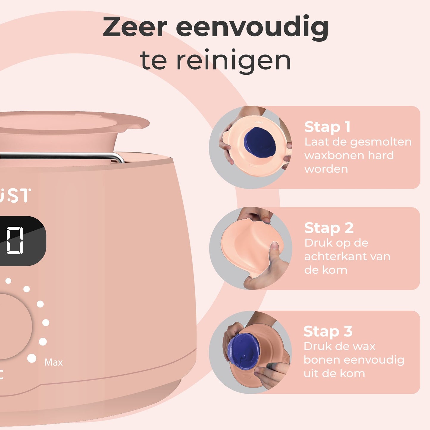 Ontharingsapparaat met wax beans