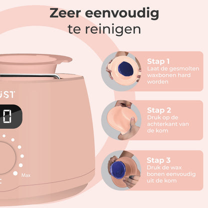 Ontharingsapparaat met wax beans