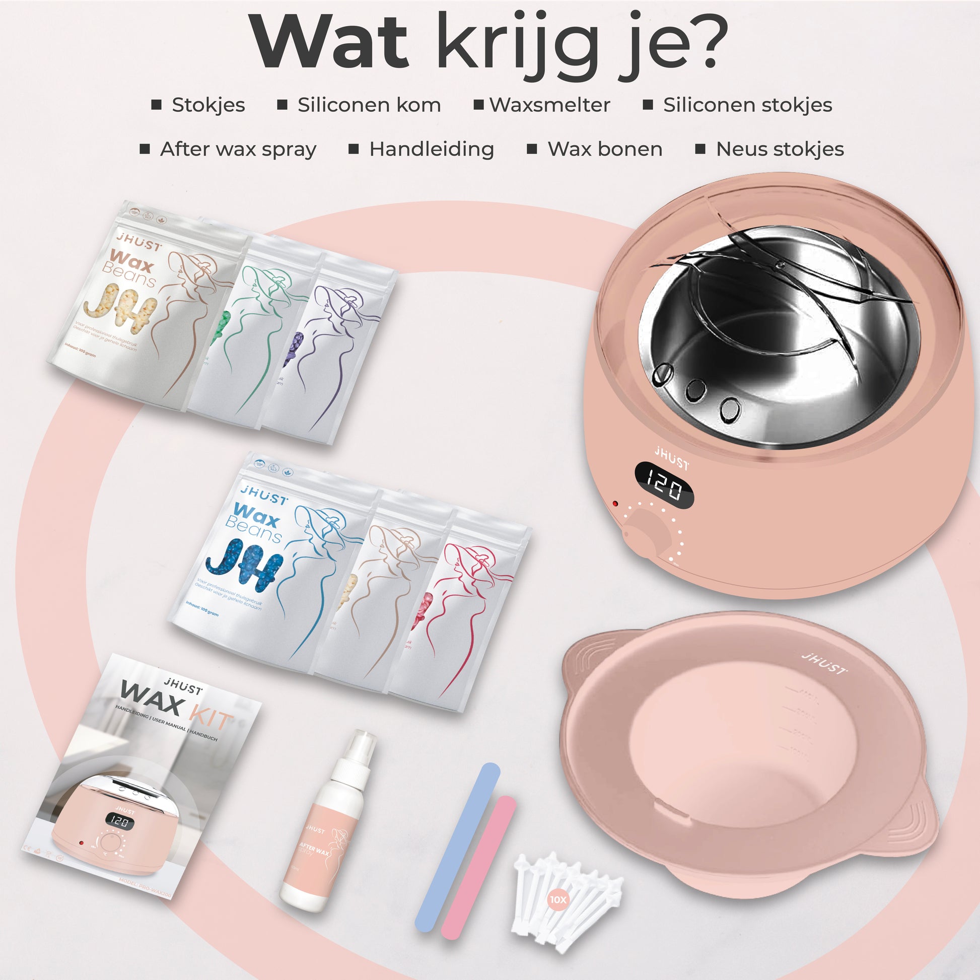 Wax Set met wax beans