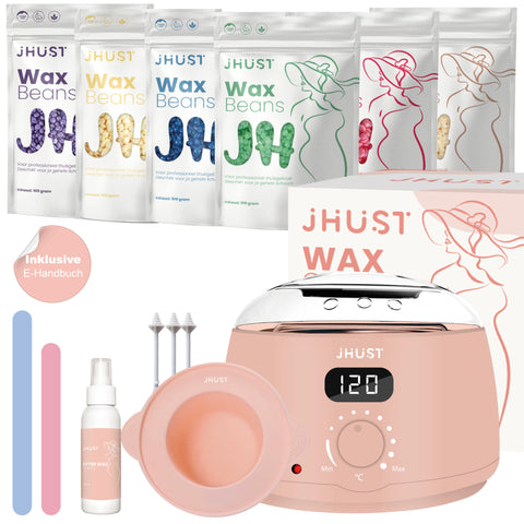 JHust Professionele Wax Apparaat SET Roze