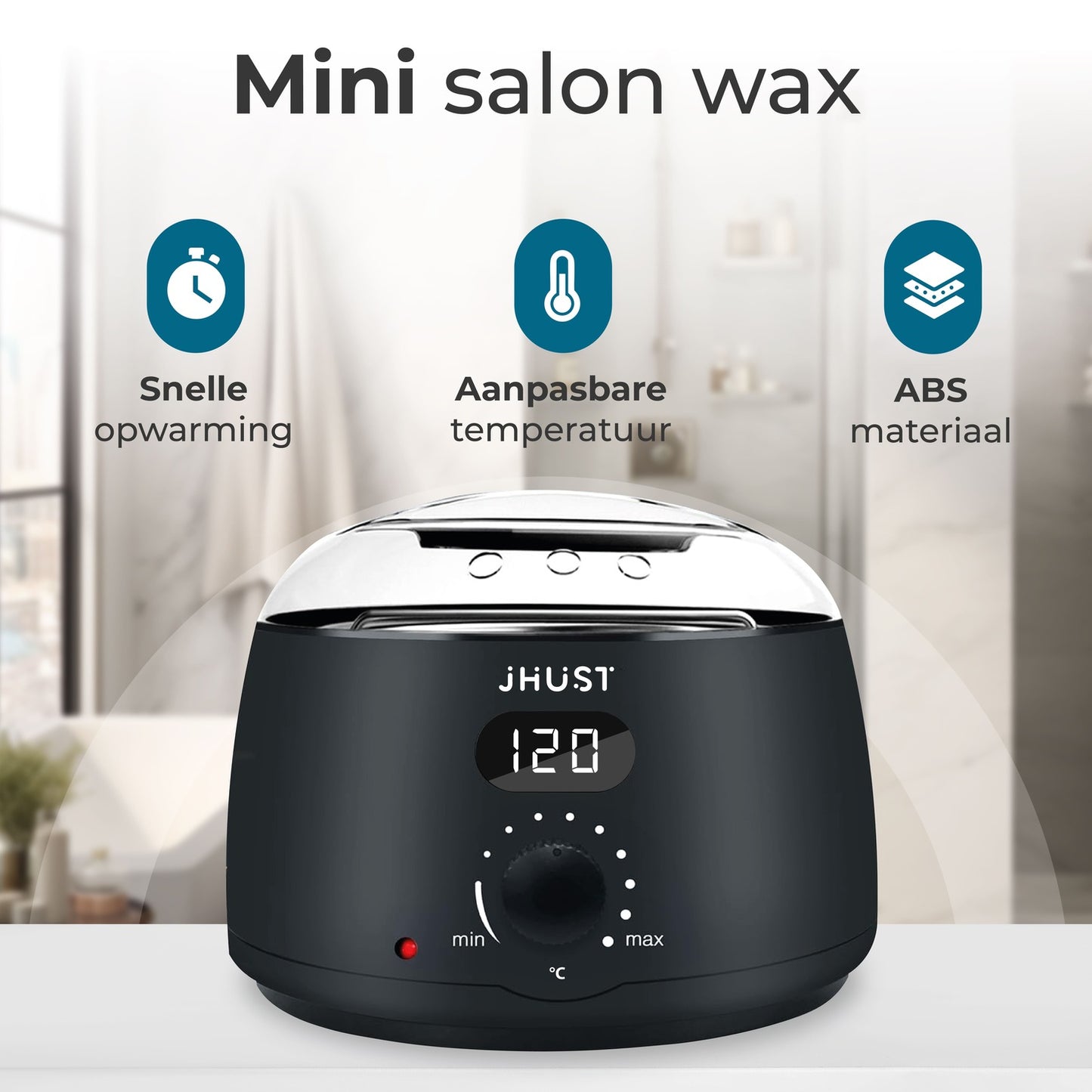 Wax apparaat zwart
