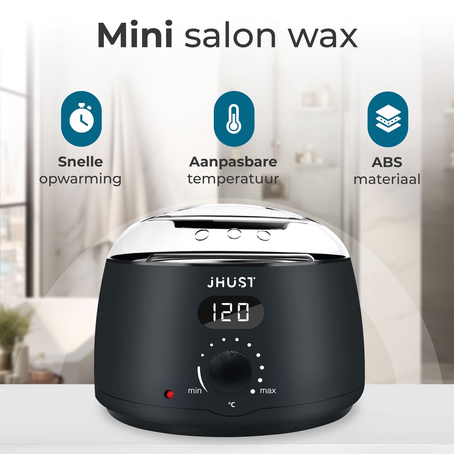 Wax apparaat zwart
