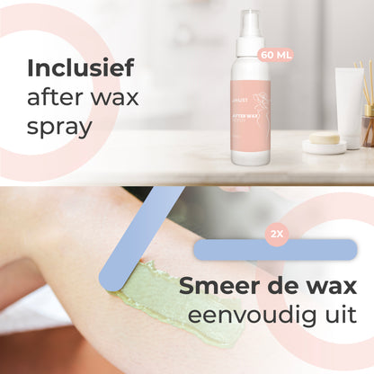 hars set met wax bonen